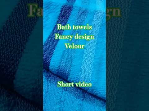 bath towel fancy design!! velour towels!! cotton !!
