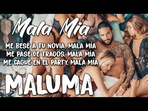Maluma - Mala Mía (Letra/Lyrics)