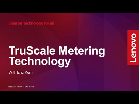 Lenovo TruScale Metering Technology Walkthrough