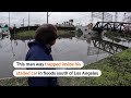 Driver recalls being trapped in California floods | REUTERS