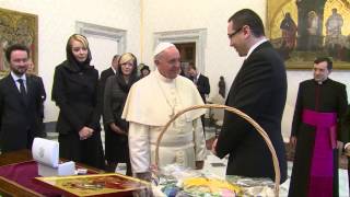 Intalnirea domnului Prim ministru Victor Ponta cu sanctitatea sa Papa Francisc I