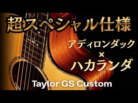 【破格です!】アディロンダックスプルース×柾目ハカランダ単板「Taylor GS CUSTOM」（2014年製）ES2（完全予約制 名古屋アコギ専門店 オットリーヤギター）