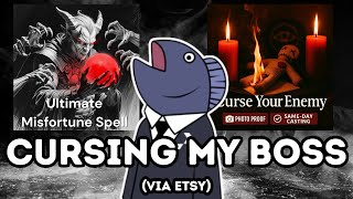 Buying my Boss an Etsy Witch Spell