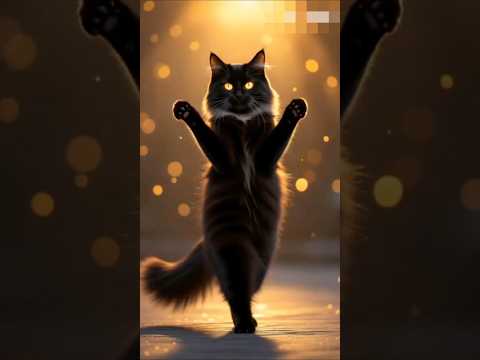 Cat dancing: The cutest moves your feline can master #shorts #short #trending #viral #effectking