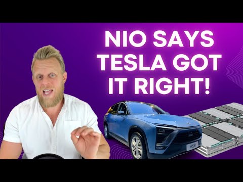 NIO copies Tesla's battery strategy; 4680 cells and LMFP