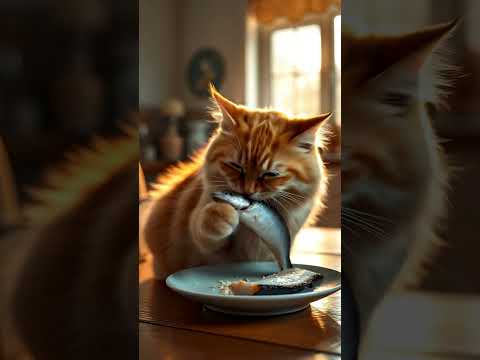 This Cat Robbed a Kitchen! 🐾 #CatCrime  #cat #catvideos #meaw