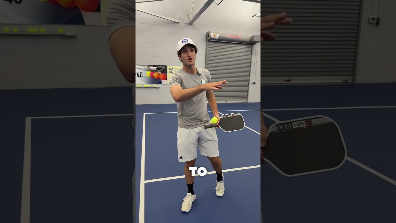 Do this ONE thing to stop getting slammed by overheads 💥 #shorts #overheads #pickleball
