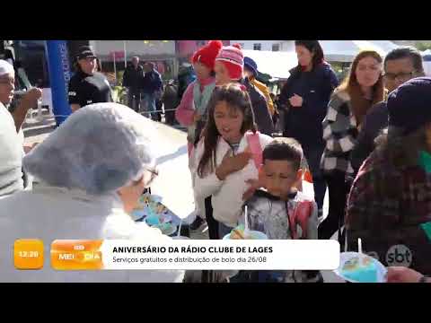 Aniversário da Rádio Clube de Lages | Cotidiano | SCC Meio-Dia