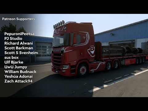 Scania V8 Philip Judge Open pipe sound V3.0 1.47