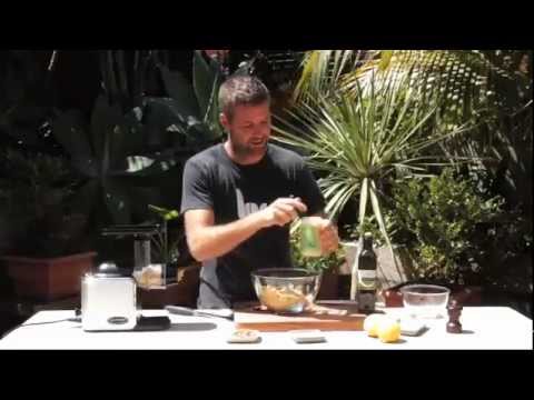 Pete Evans makes Hummus with the Healthstart Ceramic Pro+ Multifunction Juicer/Processor - YouTube