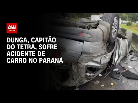 ​Dunga, capitão do tetra, sofre acidente de carro no Paraná | AGORA CNN