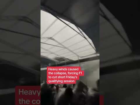 Roof at Sao Paulo Grand Prix ripped off