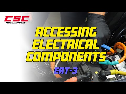 How to Access Electrical Connections on the CSC E-RT3 Electric Scooter