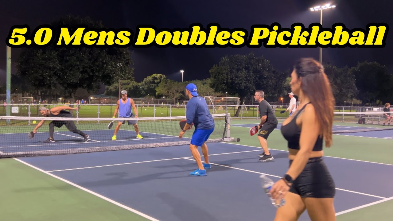 5.0 Mens Doubles Pickleball | Not Guilty Pickleball vs Fabian Soto | Central Park Plantation Florida