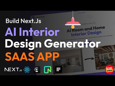 🎨 Build & Deploy Full Stack Next.js AI Interior Design Generator App | React, Tailwind CSS Tutorial