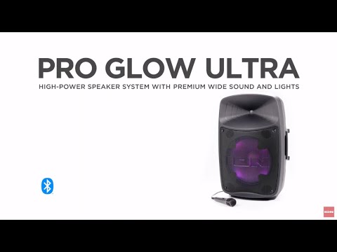 ION Audio Pro Glow™ Ultra - High-Power Bluetooth® Speaker System with Premium Wide Sound and Lights