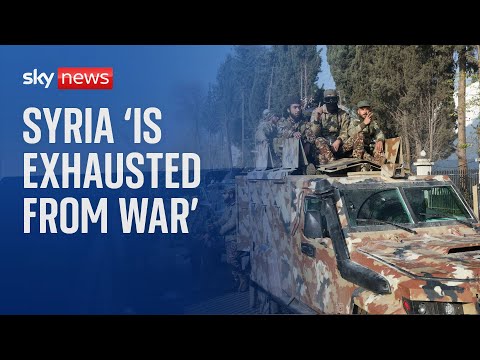 The world does not need to fear Syria, rebel leader tells Sky News