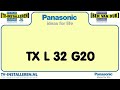 PANASONIC TXL32G20 TV Installeren - Ci+ Installeren