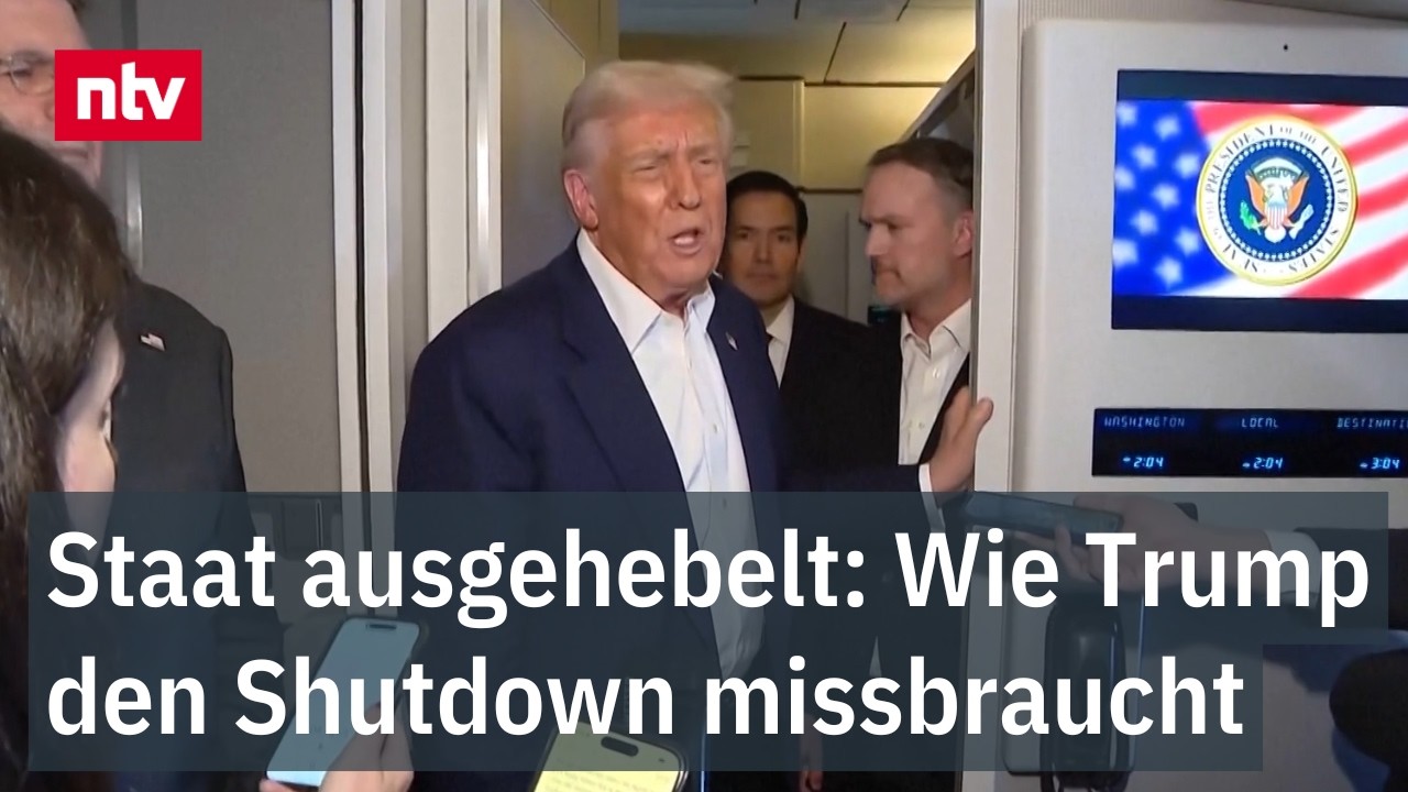 Staat ausgehebelt: Wie Trump den Shutdown missbraucht - Dubiose Spenden, Intrigen, Hetze