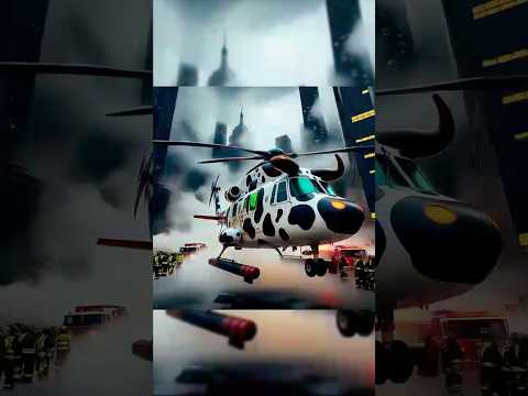 Rescue helicopter cow #viralshort #fnaf #airport #image #animals #foryou #image