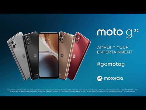 Amplify your entertainment with moto g32