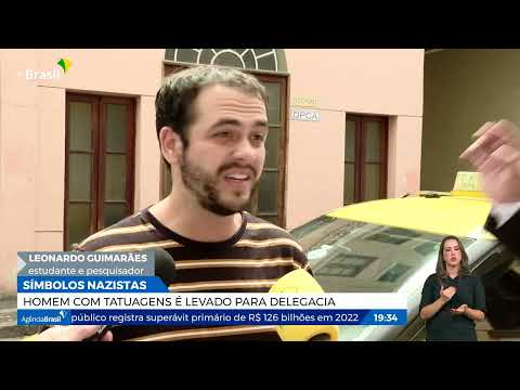 Polícia do Rio ouve libera homem com tatuagens nazistas