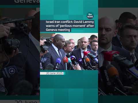 Israel Iran conflict: David Lammy warns of 'perilous moment' after Geneva meeting | ITV News