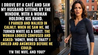 I DROVE BY AND SAW MY HUSBAND WITH A WOMAN. HE SAW ME AND TURNED PALE. THE WOMAN ASKED 'WHO IS THAT?