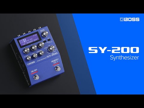 Boss SY-200 Guitar Synthesizer Effects Pedal
