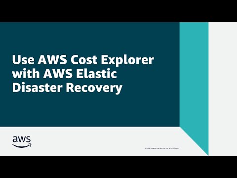 Use AWS Cost Explorer with AWS Elastic Disaster Recovery | Amazon Web Services