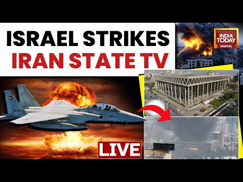 Israel Bombs Iran's State TV Headquarters LIVE Updates | Israel Attacks Iran Again | Iran Bombed