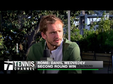 Daniil Medvedev Spills His Sunscreen Secrets | 2024 Rome 2nd Round