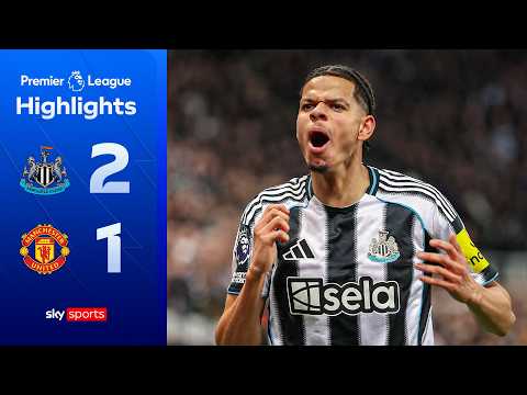Osula's STUNNING goal ends Carrick unbeaten run | Newcastle 2-1 Man Utd | Premier League Highlights
