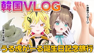 【実写】こまる先輩と誕生日記念旅行でめちゃくちゃ仲良くなったトラ！！【韓国Vlog】