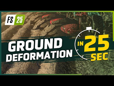 🚜 Ground Deformation in 25 Seconds | Farming Simulator 25