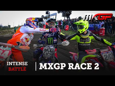 Insane Battle - Gajser - Herlings - Febvre - Coldenhoff - MXGP Race 2 - MXGP of Trentino 2021