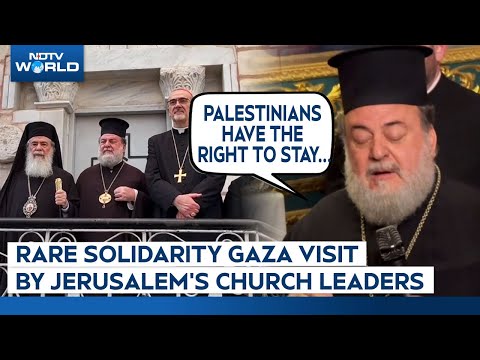 Israel Hamas War | Jerusalem's Church Leaders Visit Gaza Following Israeli Strike On Catholic Church