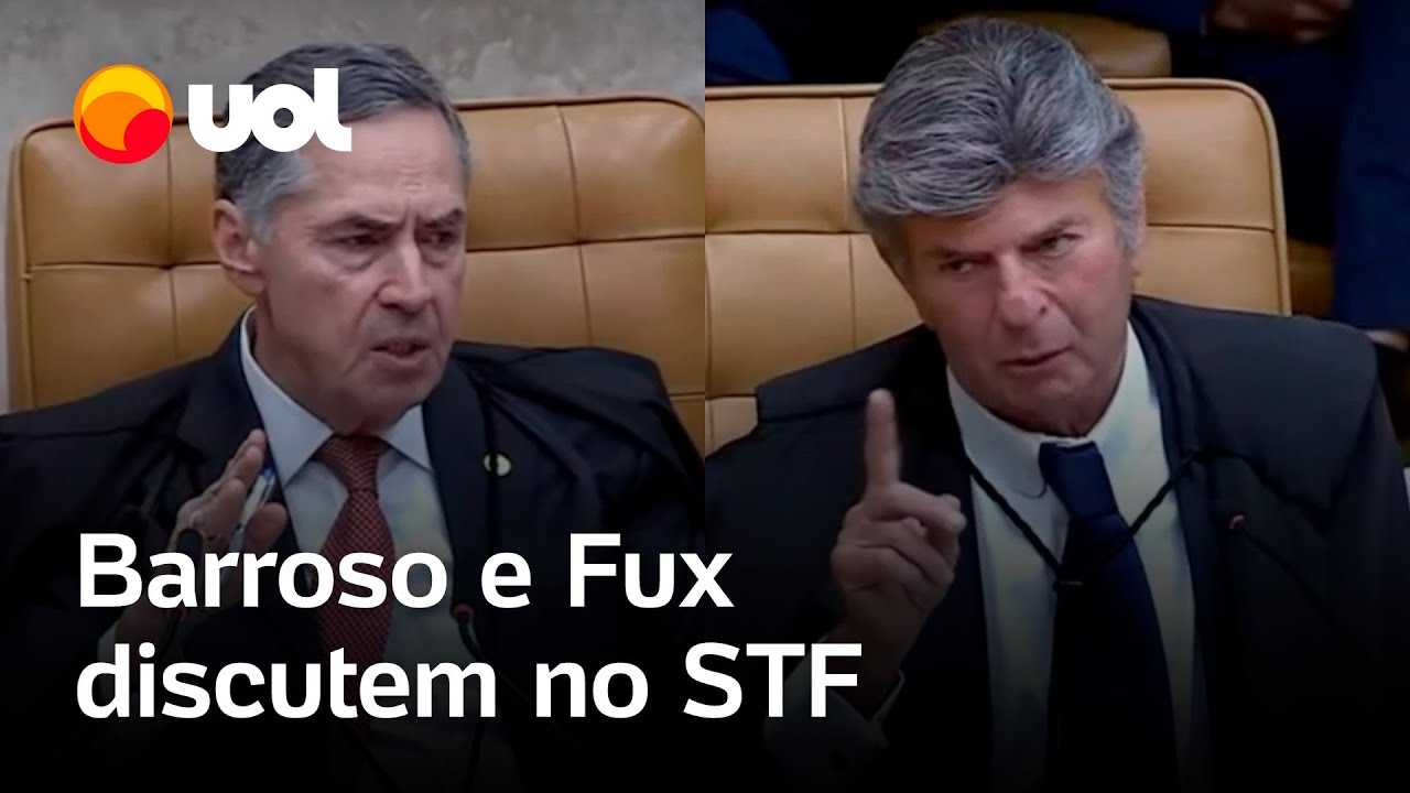 Barroso e Fux discutem no plenário do STF Vossa Excelência não está sendo fiel aos fatos