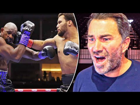 Eddie Hearn INSTANT REACTION to MOSES ITAUMA DEVASTATING KO vs WHYTE