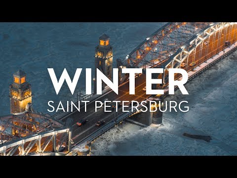Winter Saint Petersburg Russia 6K. Shot on Zenmuse X7 // Зимний Петербург, аэросъёмка