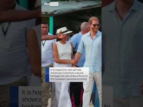 Prince Harry and Meghan visit Cartagena