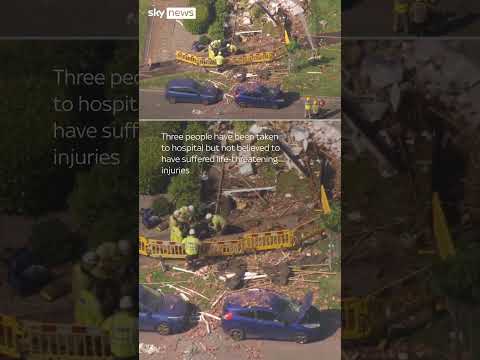 House destroyed after explosion near Bristol