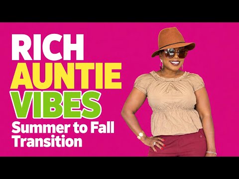 Rich Auntie Vibes, Outfit Transition #fall  #richauntie  #luxury