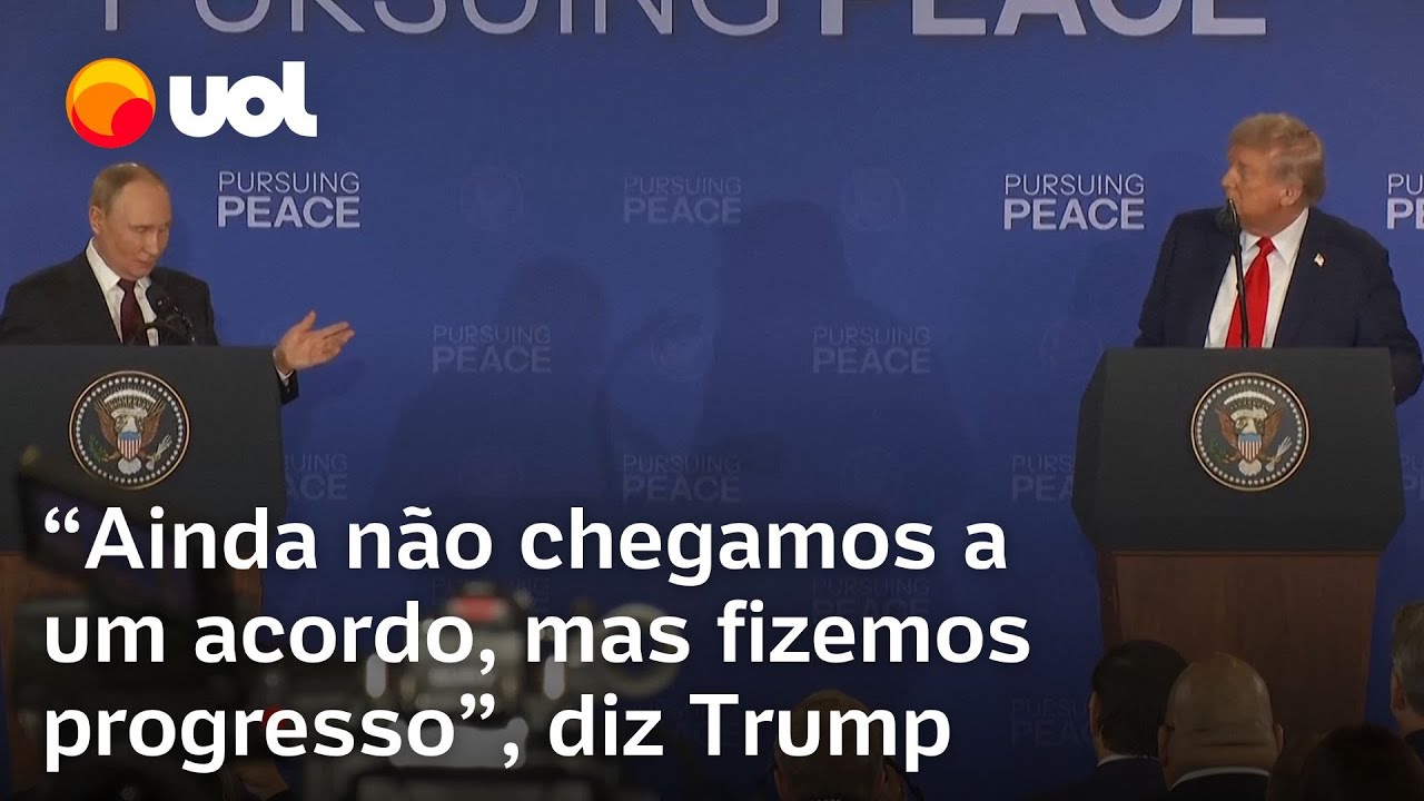Trump diz que nada foi fechado em encontro com Putin mas que foi muito produtivo