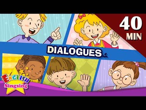 Good morning+More Kids Dialogues | Learn English for Kids | Collection of Easy Dialogue