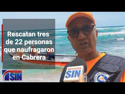 Rescatan naufragas en Cabrera