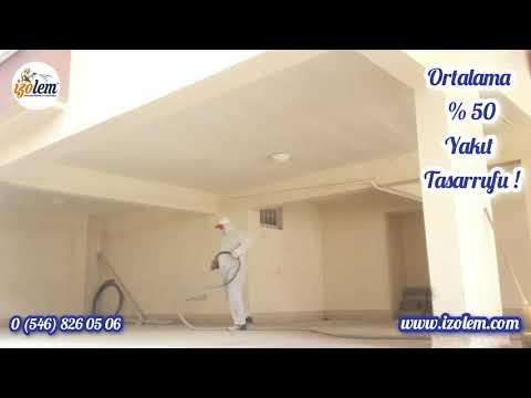 Sprey Poliüretan Garaj Tavanı Isı Yalıtımı.www.izolem.com 0(546)8260506