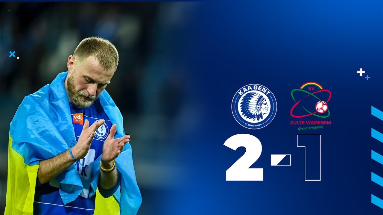 KAA Gent - SV Zulte Waregem: 2-1