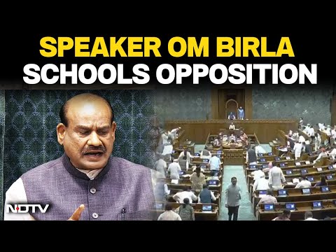 Lok Sabha LIVE | Parliament Session LIVE: Speaker Om Birla Schools Opposition | Parliament