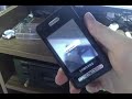 Один из первых сенсорных телефонов SAMSUNG -- SGH-D980